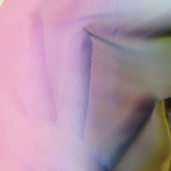 New Iron Fist Sheer Rainbow dress Tank Top sequence heart part Covering - Picture 8 of 16